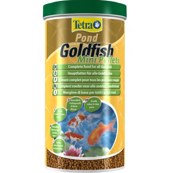 Tetra Pond Goldfish Mini Pellets L Tretra Pond Nourriture Pour P