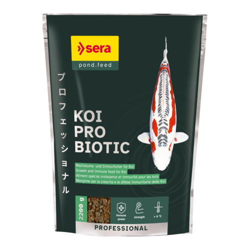 Bassin de jardin : 2KG SERA KOI ALL SEASONS PROBIOTIC, Nourriture Serapond