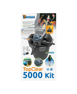 Bassin de jardin : SuperFish TOPCLEAR KIT 5000 UVC-7W, Kit Superfish