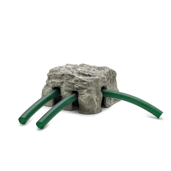 Bassin de jardin : FiltoCap aspect pierre grise, Kit de filtration Oase