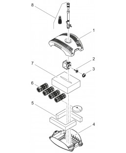 Bassin de jardin : 27821 Mousse de filtre PONDUETT 3000 ou 5000, Pontec