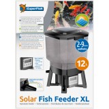 Bassin de jardin : DISTRIBUTEUR NOURRITURE 12L SOLAR FISH FEEDER TAILLE XL, Distributeur automatique