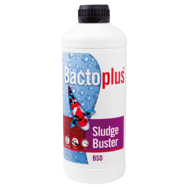 Bassin de jardin : Bactoplus Sludge Buster BSO (vase et bactéries) 1000ml (10000L), Traitements BACTOPLUS