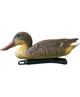 Bassin de jardin : SF DECO BIRD CANARD SOUCHET (15x15x38cm), Figurines