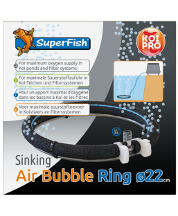 Bassin de jardin : KOI PRO COULANT AIR BUBBLE RING Ø 22CM, Diffuseurs pompe à air