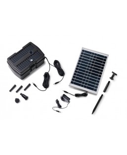 Bassin de jardin : Pontec PondoRell 1500 UVC Solar, Pompe de bassin PONTEC