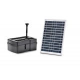 Bassin de jardin : Pontec PondoRell 1500 UVC Solar, Pompe de bassin PONTEC