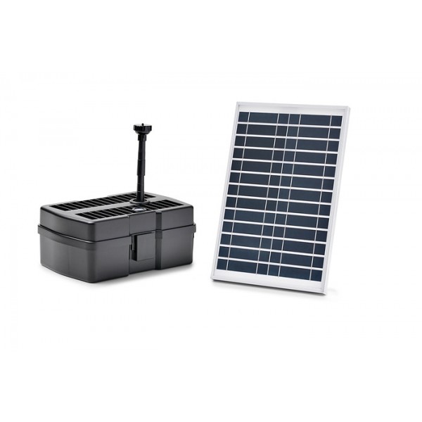 Bassin de jardin : Pontec PondoRell 1500 UVC Solar, Pompe de bassin PONTEC