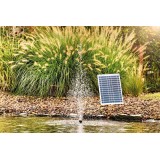 Bassin de jardin : Pontec PondoRell 1500 UVC Solar, Pompe de bassin PONTEC