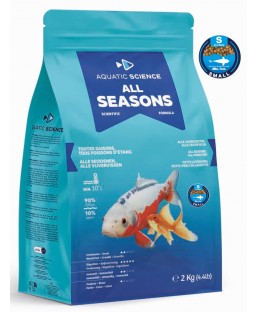 Bassin de jardin : Aquatic Science All Seasons SMALL 2Kg, Nourriture Ichi Food-Aquatic Science