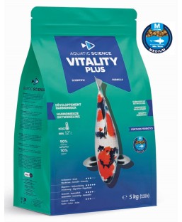 Bassin de jardin : Aquatic Science Vitality Plus MEDIUM 5kg, Nourriture Ichi Food-Aquatic Science