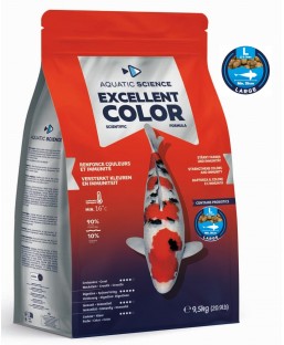 Bassin de jardin : Aquatic Science Excellent Color LARGE 9,5kg, Nourriture Ichi Food-Aquatic Science