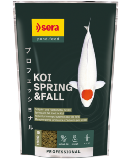 Bassin de jardin : SERA KOI Professional printemps/ automne 1 KG, Nourriture Serapond