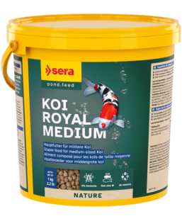 Bassin de jardin : Sera Koi Royal medium 3.8L (1kg), Nourriture Serapond