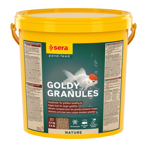 Bassin de jardin : Sera goldy granules 10L (2,9 kg), Nourriture Serapond