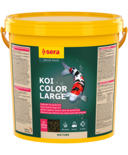 Bassin de jardin : Sera KOI COLOR large 20L (5.55 Kg), Nourriture Serapond