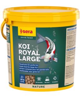 Bassin de jardin : Sera Koi Royal large 3.8L (1.05kg), Nourriture Serapond