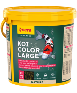 Bassin de jardin : Sera KOI COLOR large 3.8L (980g), Nourriture Serapond