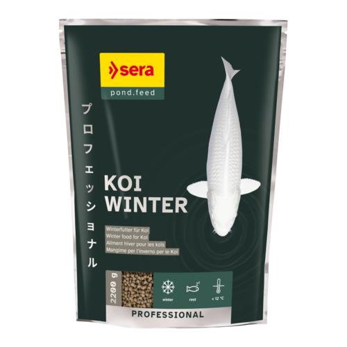 Bassin de jardin : SERA KOI Professional hiver 2.2kg, Nourriture Serapond