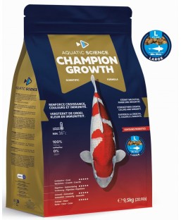 Bassin de jardin : Aquatic Science Champion Growth LARGE 9,5kg, Nourriture Ichi Food-Aquatic Science