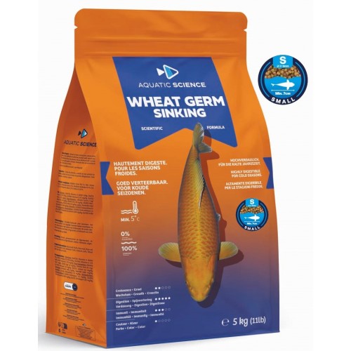 Bassin de jardin : Aquatic Science WEATH GERM COULANT SMALL 5kg, Nourriture Ichi Food-Aquatic Science