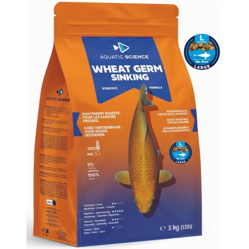 Bassin de jardin : Aquatic Science WEATH GERM COULANT LARGE 5kg, Nourriture Ichi Food-Aquatic Science