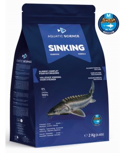 Bassin de jardin : Aquatic Science Sinking ESTURGEON MEDIUM 2kg, Nourriture Ichi Food-Aquatic Science