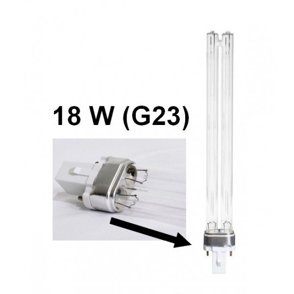 AQUARIUM SYSTEMS UVC Lamp 9W culot G23 ampoule compacte UV-C pour  stérilisateur - Stérilisation UV/Lampes UV de rechange -  -  Aquariophilie
