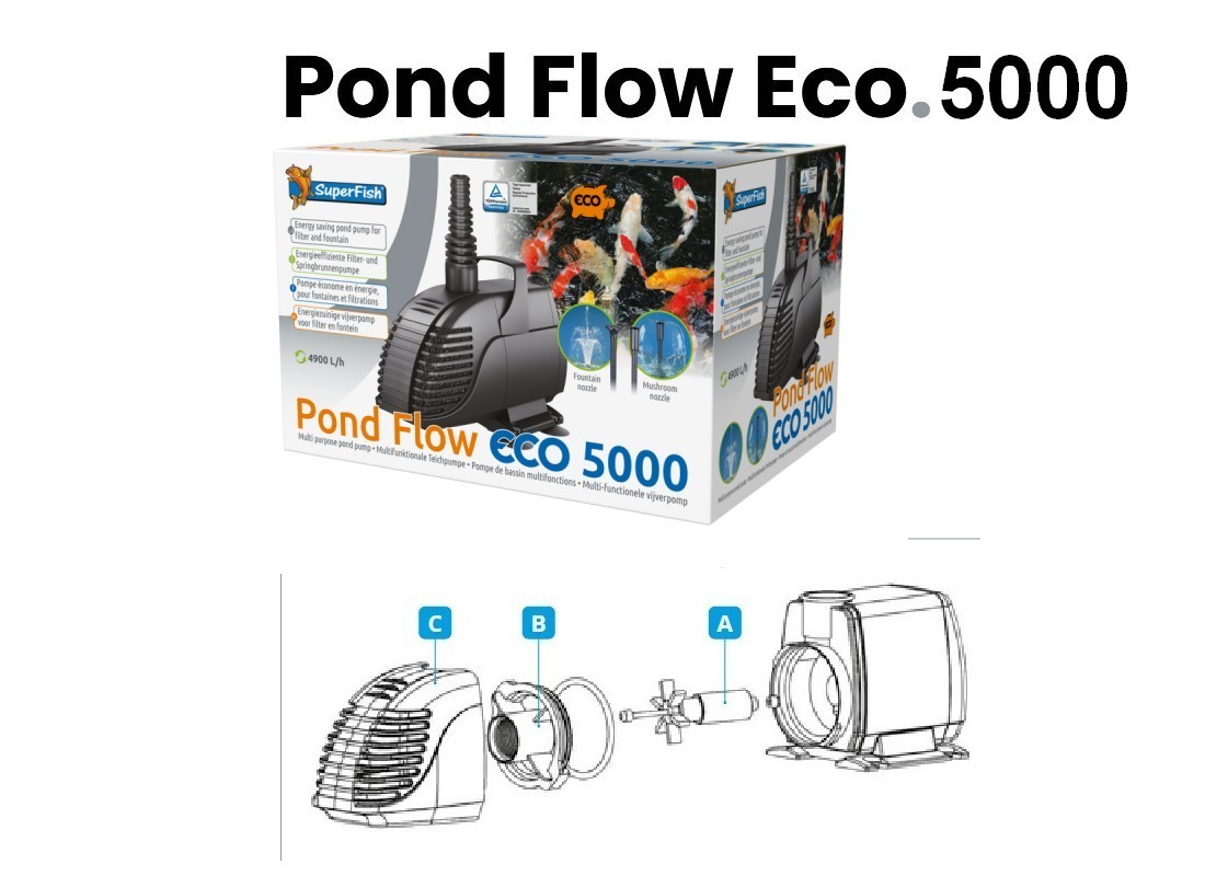 Pompe pond flow eco 5000 SUPERFISH