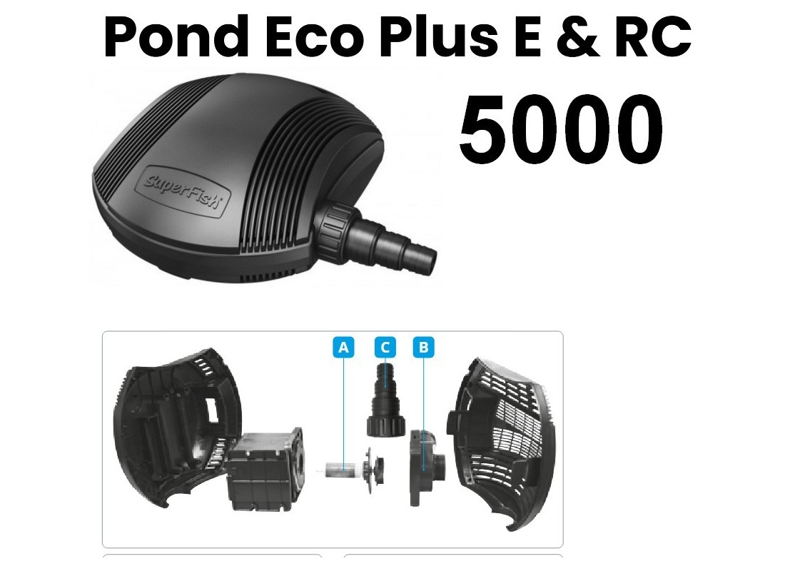 POND ECO PLUS E et RC 5000 SUPERFISH