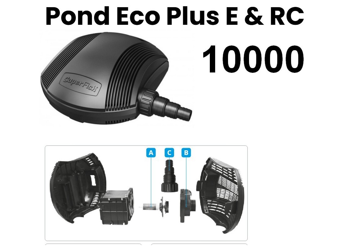 POND ECO PLUS E et RC 10000 SUPERFISH