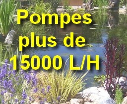Pompe bassin de jardin HYPER ECO 4500 l/h 30W - Le Poisson Qui Jardine